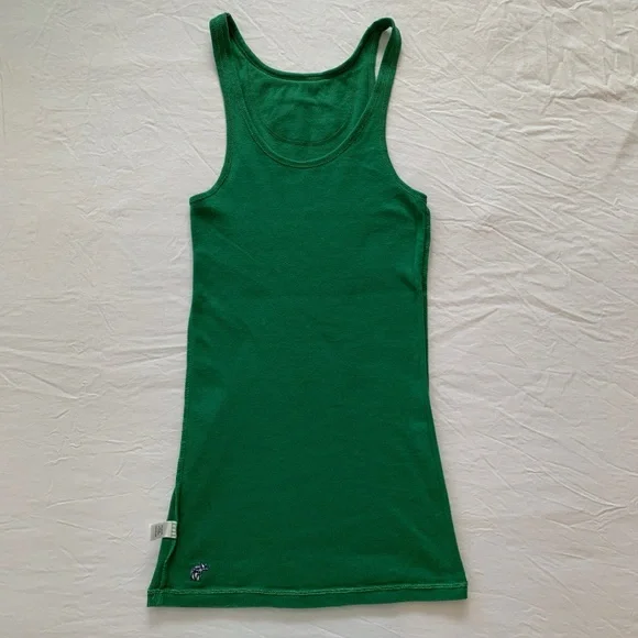 Abercrombie Ribbed Green Tank Top Juniors - Picture 7 of 15